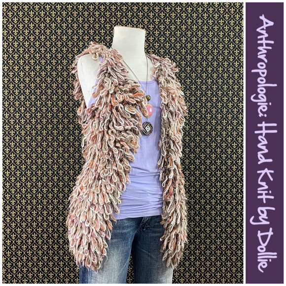 Anthro “Sherbert Loop Handknit Vest” by Dollie - Picture 14 of 14